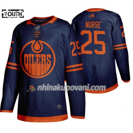 Edmonton Oilers Dresy Darnell Nurse 25 Adidas 2019-2020 Modrý Authentic - Dětské Edmonton Oilers Dresy Darnell Nurse 25 Adidas 2019-2020 Modrý Authentic - Dětské